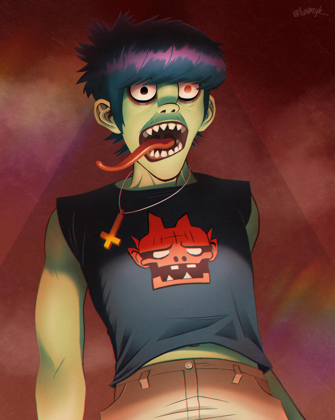 &quot;Screaming... hope is begind, and I wanna get high&quot; - Gorillaz